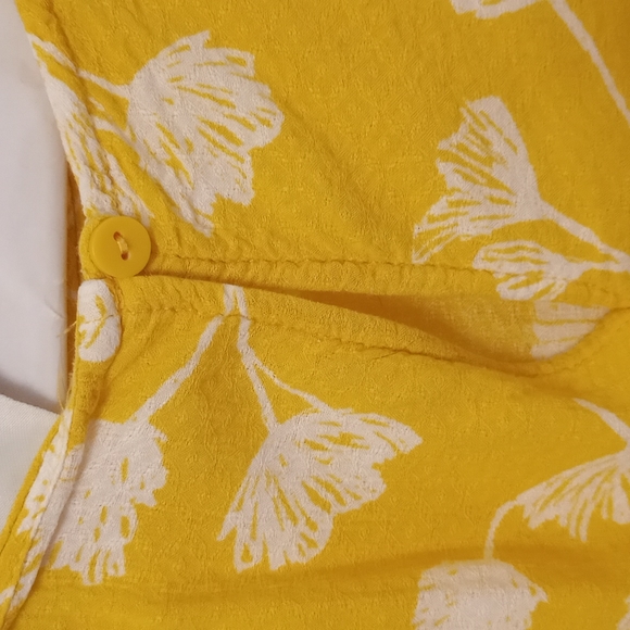 Ava & Viv yellow print top 2x - Picture 5 of 6